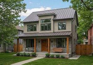 residential house with metal roof in Ottawa