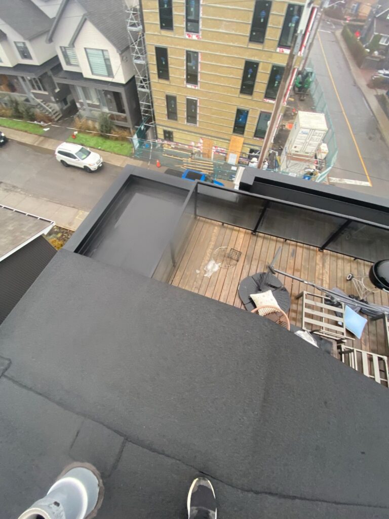 Flat roof replacement in Westboro